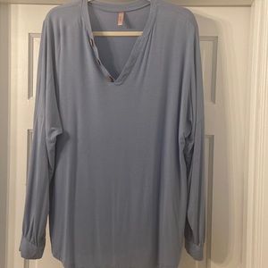 Jardin by Macris shirt, blue, size XL